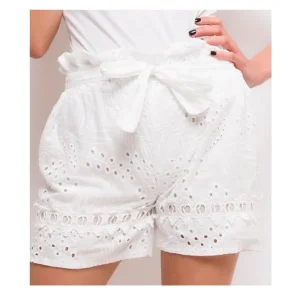 Pantaloncino 100% cotone, PIZZO SANGALLO!