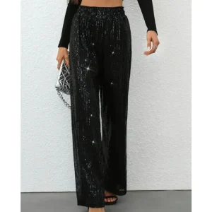 Pantalone cropped full paillettes!