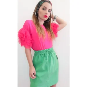 Gonna ecopelle, VERDE MELA!