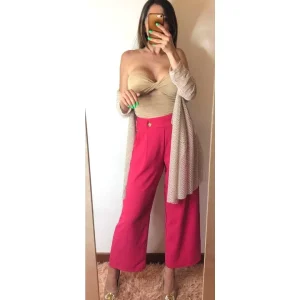 Pantalone gaucho basic low cost tinta unita!