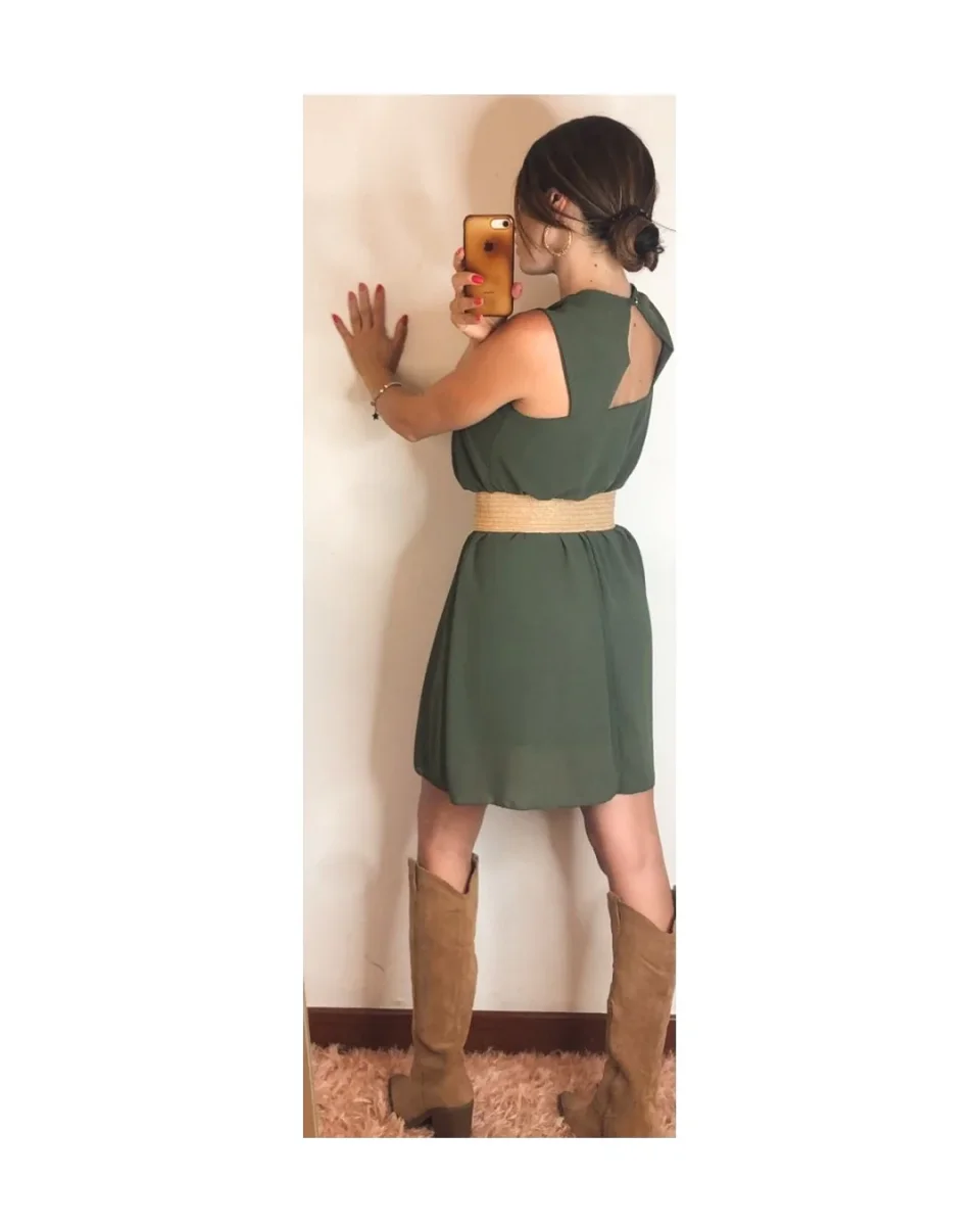 Vestito basic, MILITARE! - immagine 3