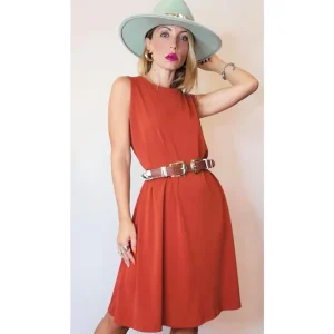 Vestito trapezio, MATTONE!