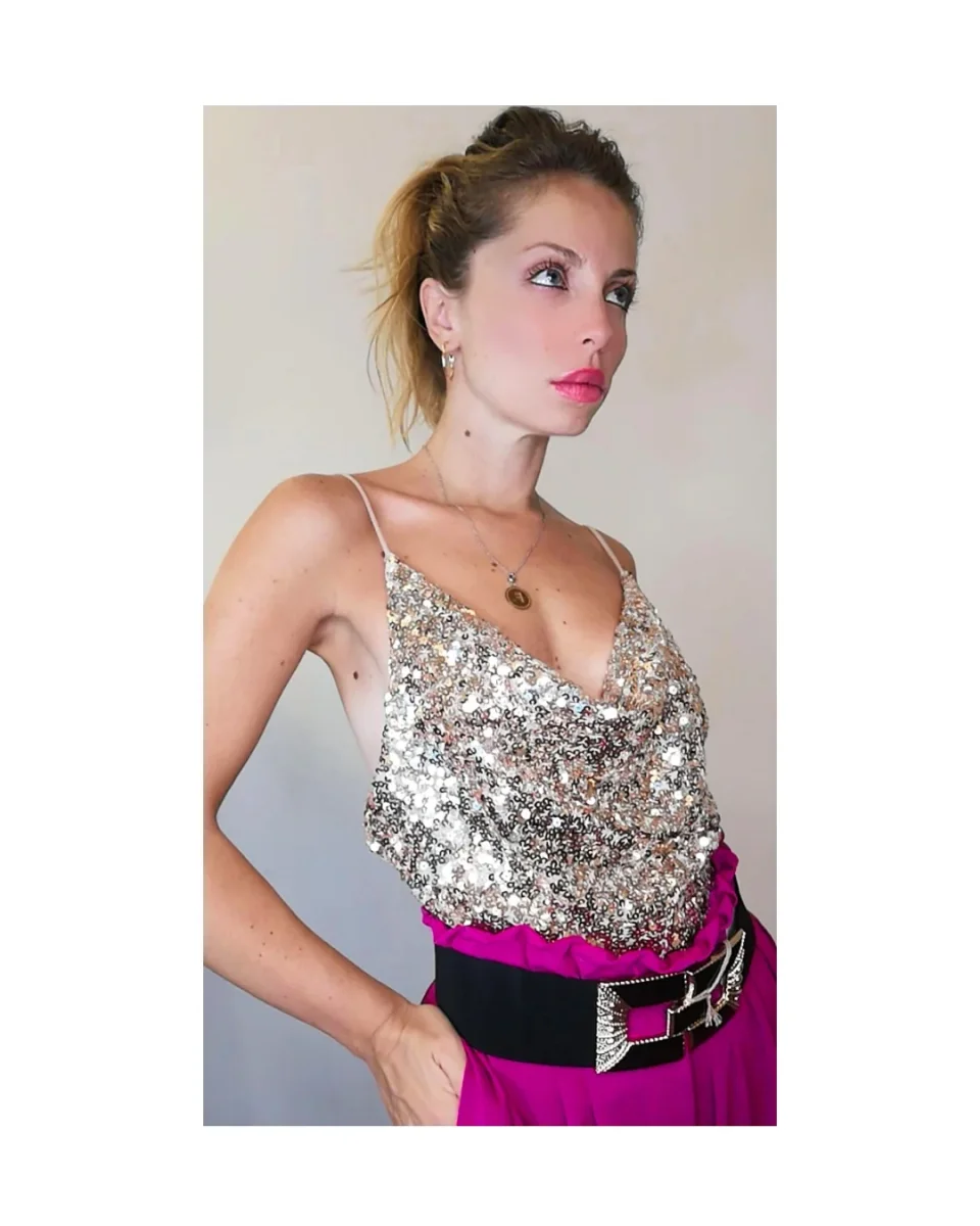 Sottogiacca paillettes, ORO! - immagine 2
