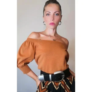 Maglioncino 3/4 scollo a barchetta!