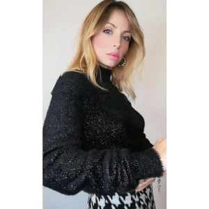 Maglione lurex, NERO!