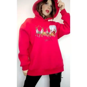 Felpa di Natale con cappuccio!