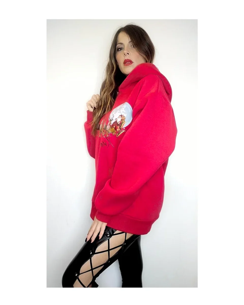 Felpa di Natale con cappuccio! - immagine 3