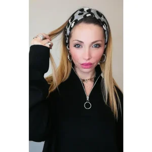 Fascia in viscosa animalier, GRIGIO!
