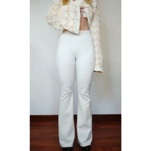 Pantalone a zampa jersey punto Milano!