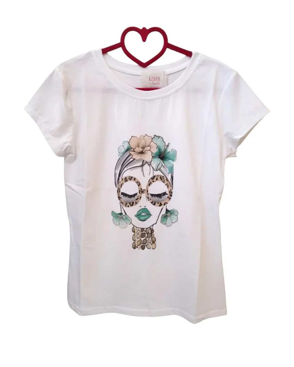 Tshirt 95% cotone Volto&Fiori! - immagine 2