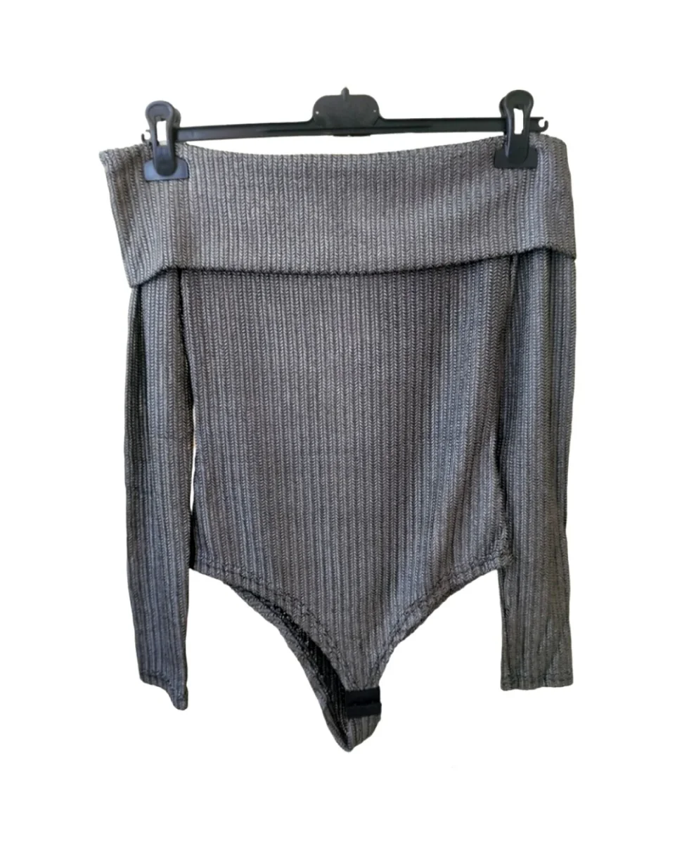 Maglia body spalle scoperte, SPALMATO! - immagine 3