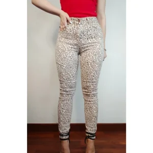 Jeggings skinny leopardati!
