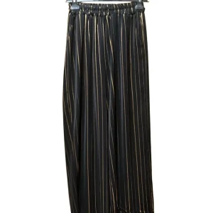 Pantapalazzo con elastico righe oro!