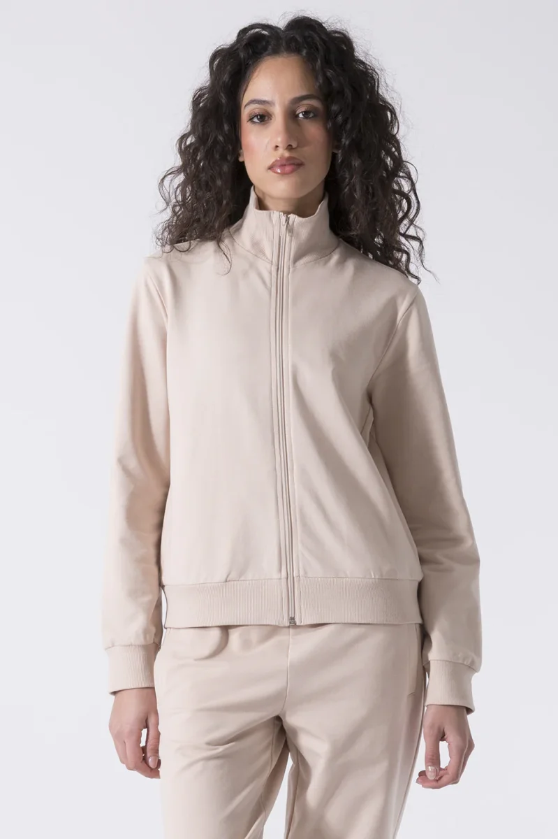 FELPA FULL ZIP MINIMAL BOXING