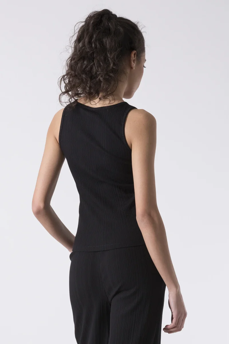 CANOTTA SPORTY ELEGANCE IN COSTINA STRETCH - immagine 4