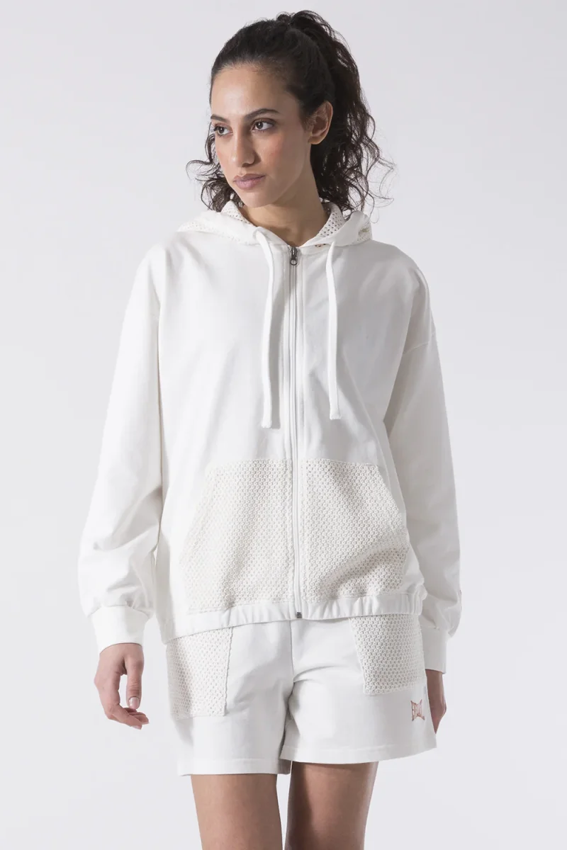 FELPA FULL ZIP CON CAPPUCCIO WANDERLUST - immagine 7