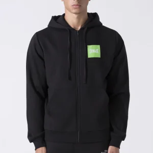 FELPA FULL ZIP CON CAPPUCCIO CON GRAFICA