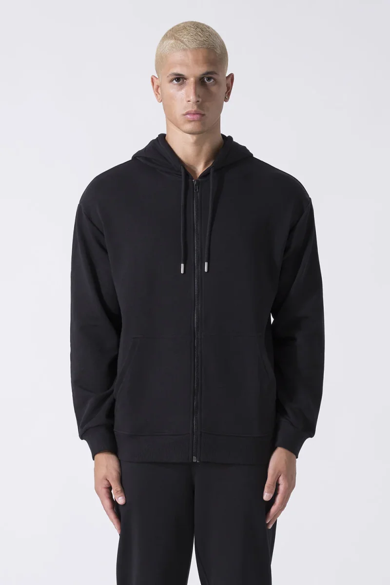 ICONIC GIACCA FULL ZIP CON CAPPUCCIO - immagine 2