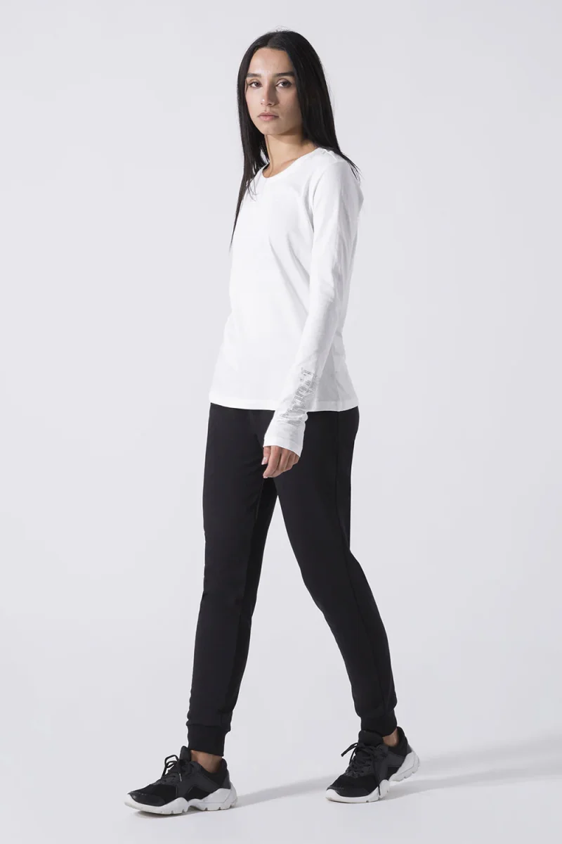 BASIC MAGLIA A MANICHE LUNGHE CON STRASS - immagine 9