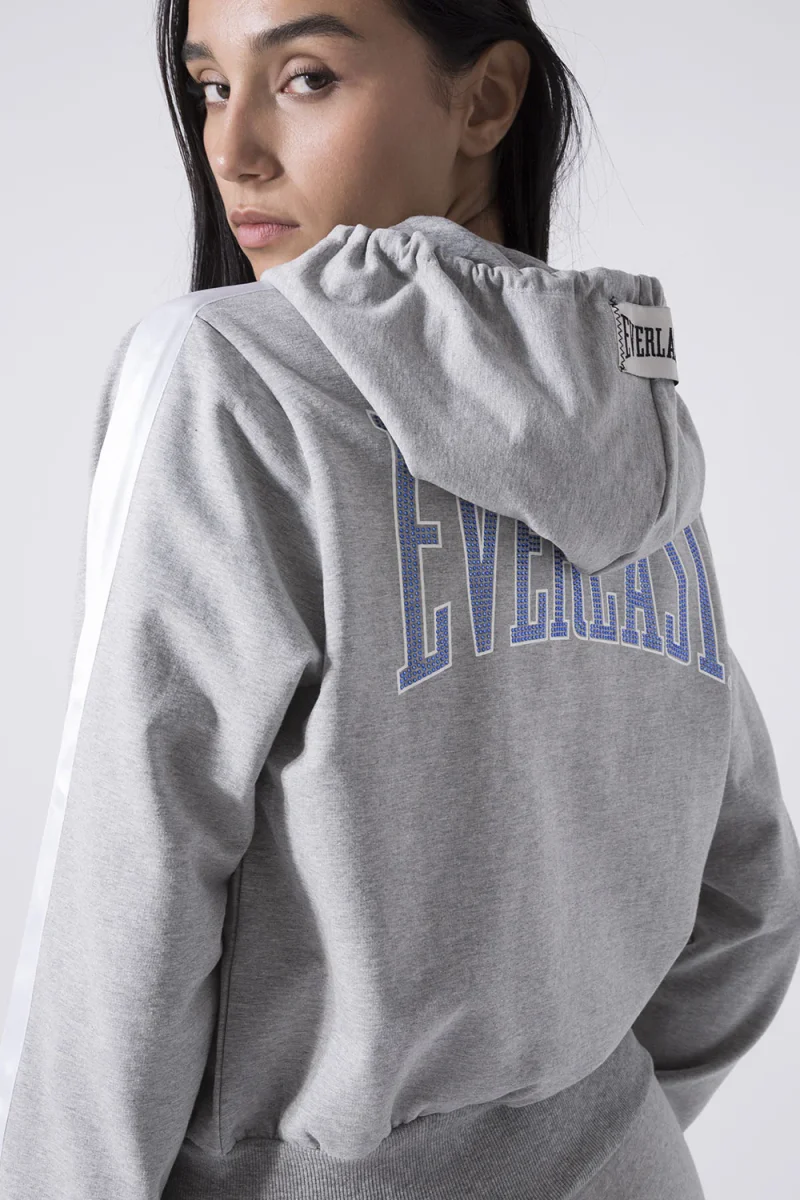 EXCLUSIVE FELPA FULL ZIP CON CAPPUCCIO - immagine 5