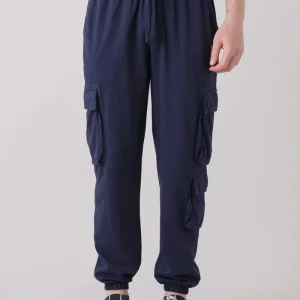 TREATMENT PANTALONE CARGO IN TESSUTO FIAMMATO