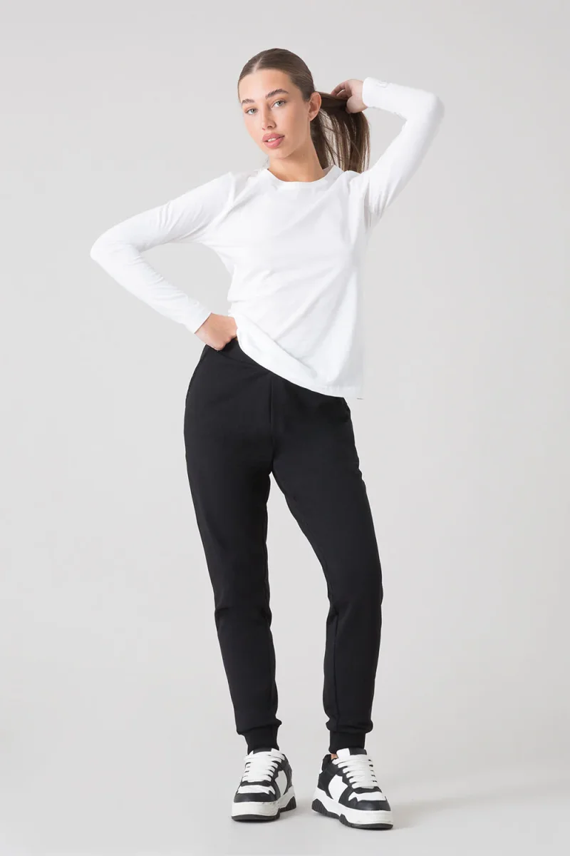 BASIC T-SHIRT A MANICHE LUNGHE - immagine 9