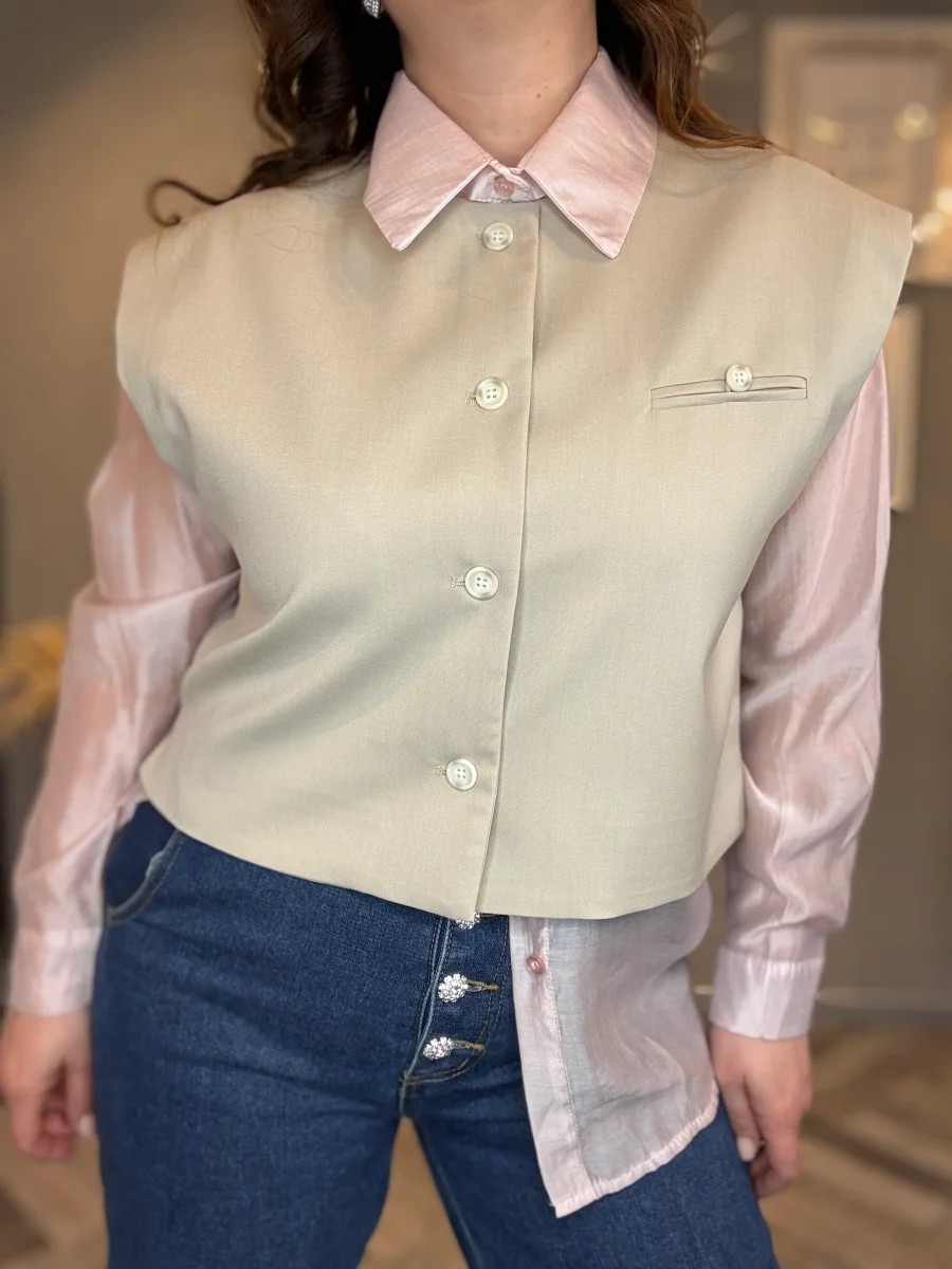 Gilet minimal chic - immagine 6