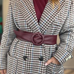 Cintura Cerchio Chic in vera pelle