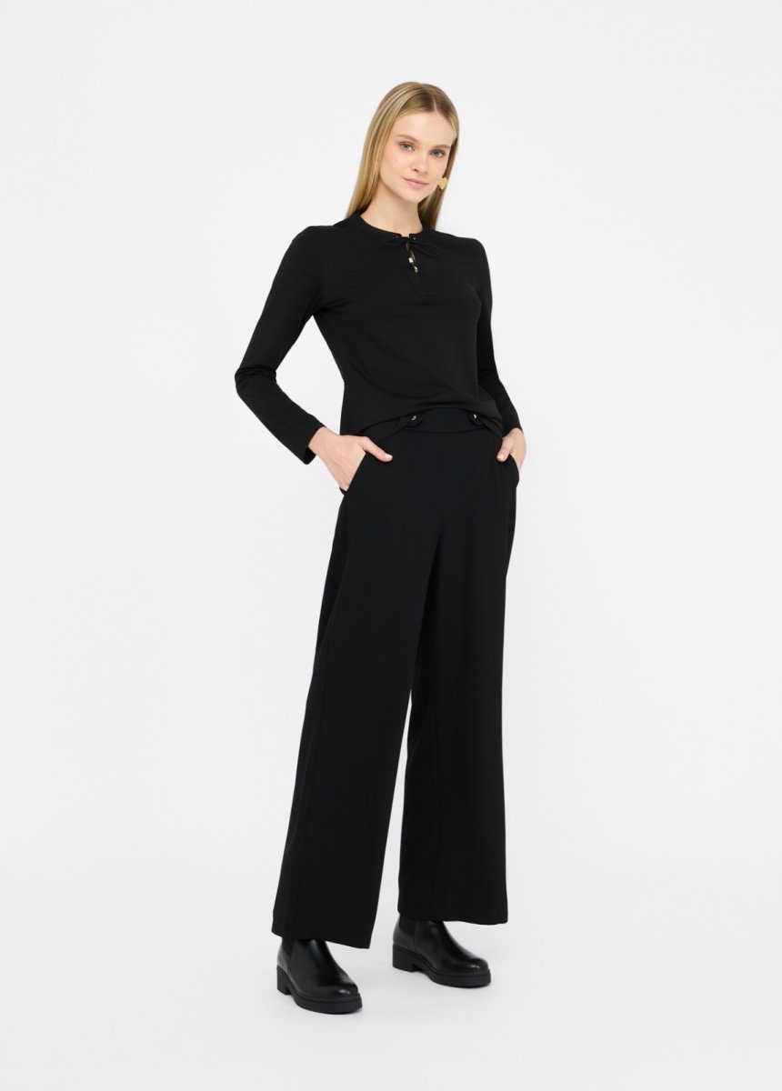 Pantaloni in cady crêpe - immagine 2