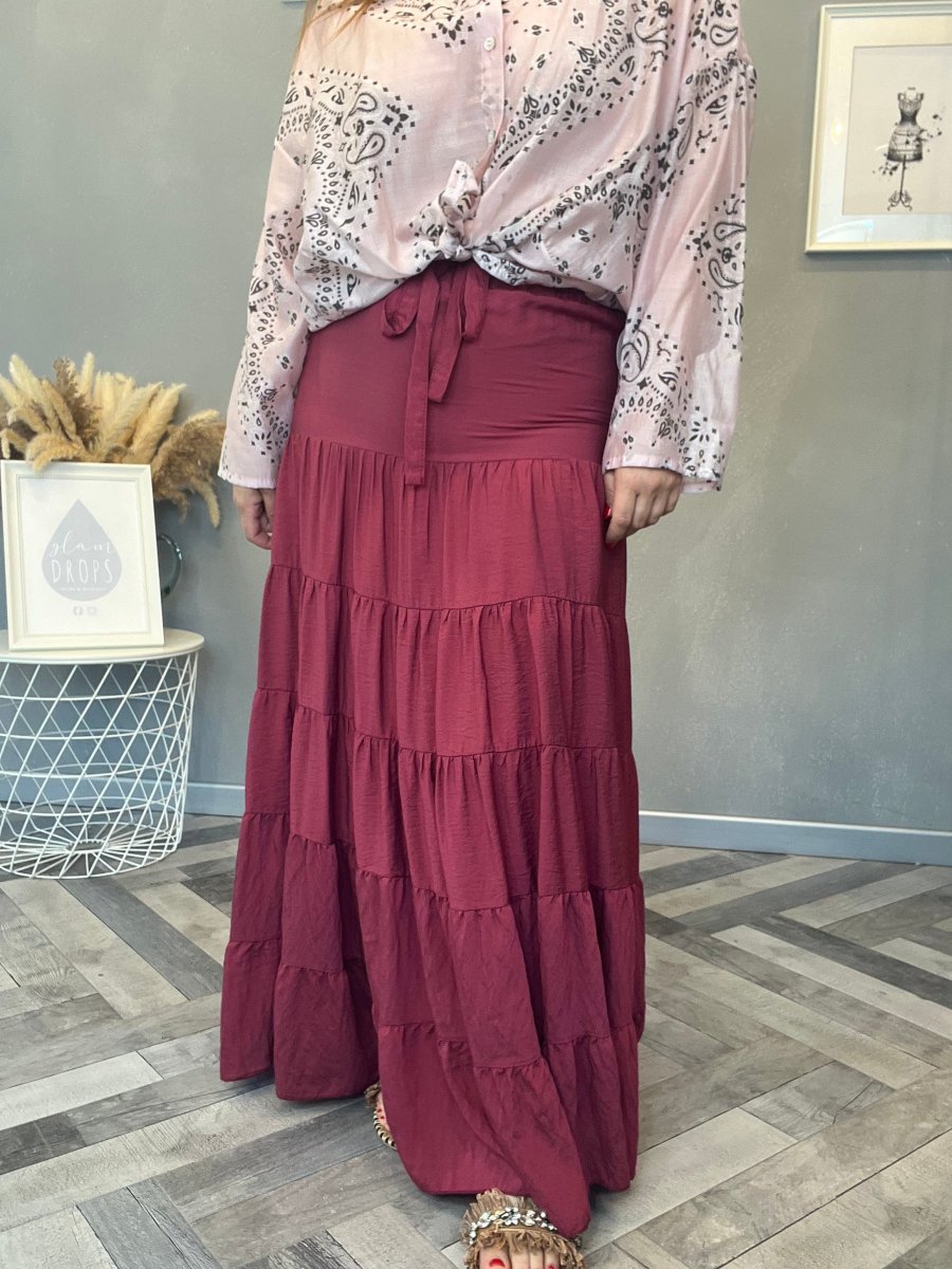Gonna Dolce Vento bordeaux - immagine 4