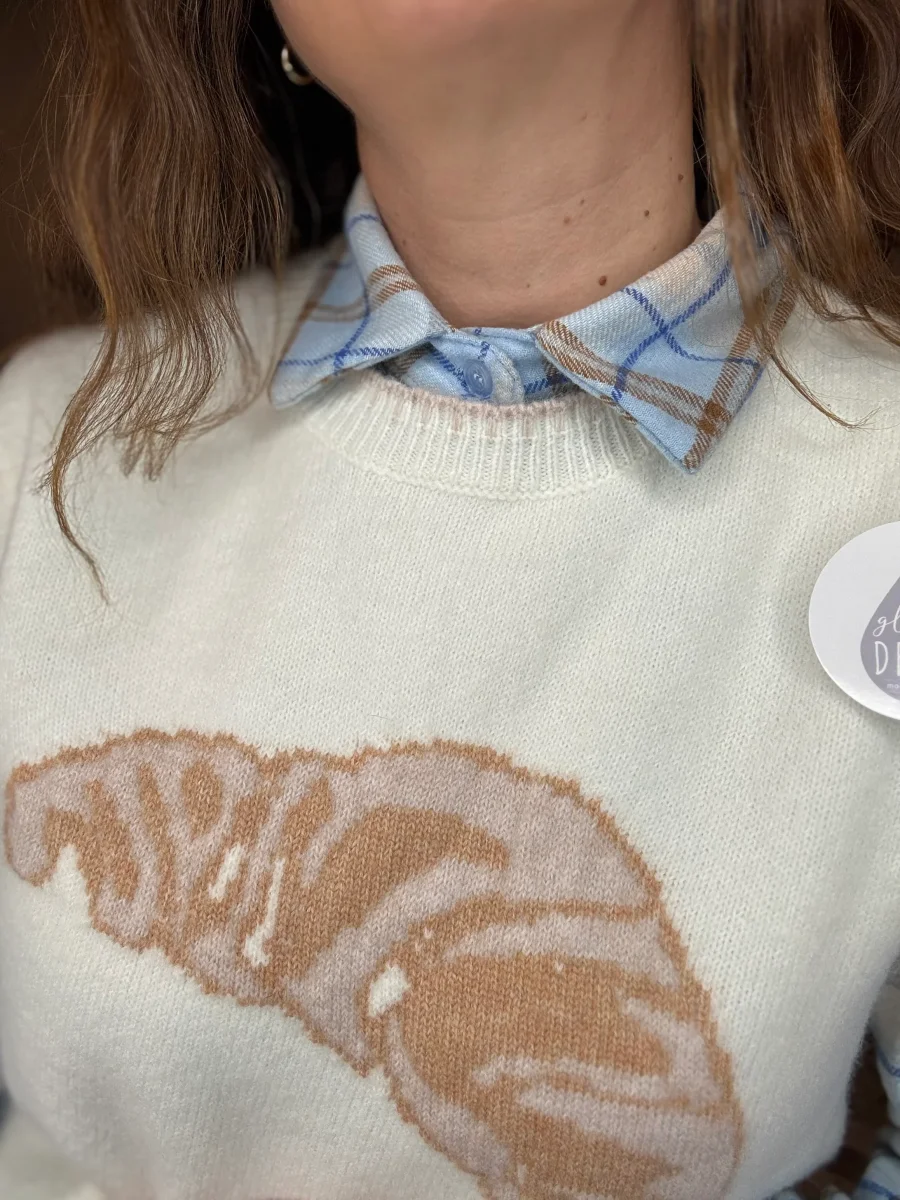 Gilet in maglia croissant - immagine 6
