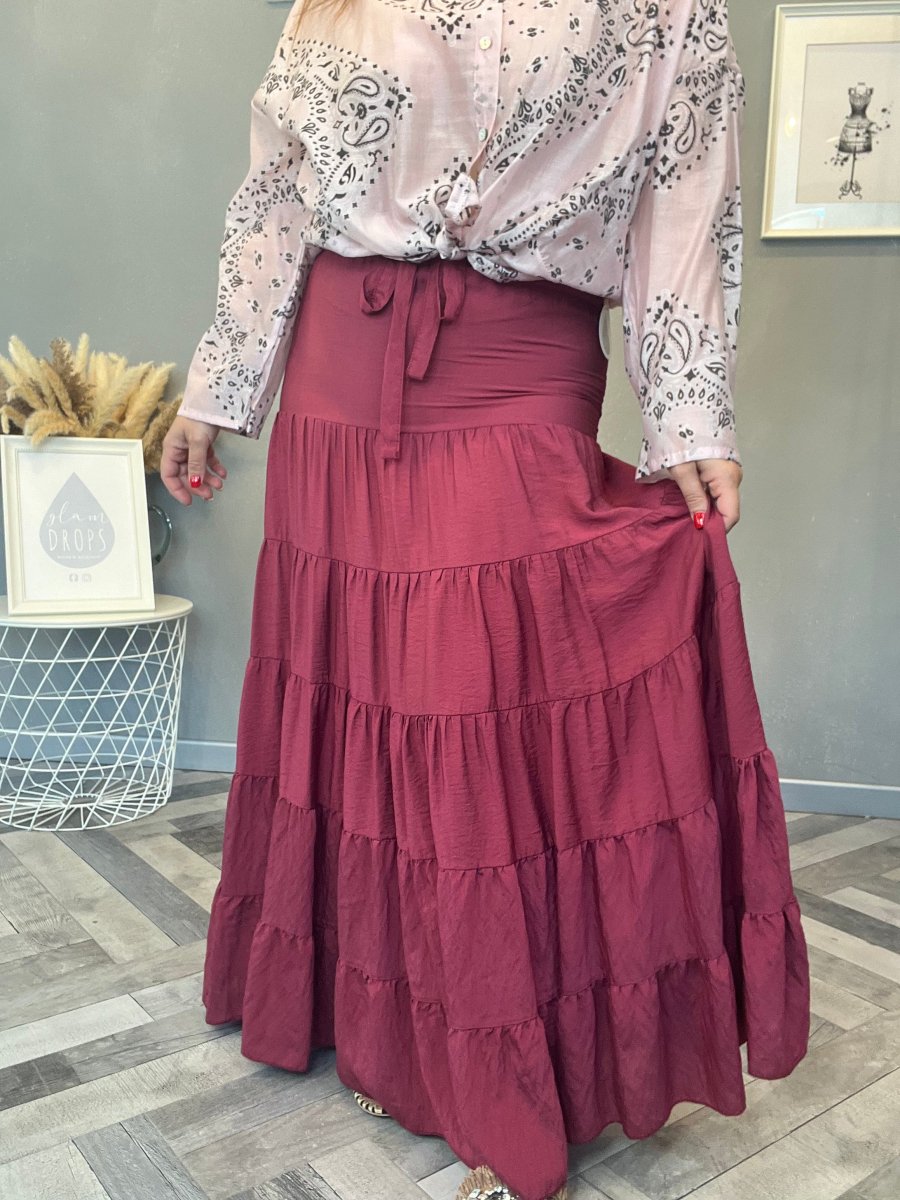 Gonna Dolce Vento bordeaux - immagine 5