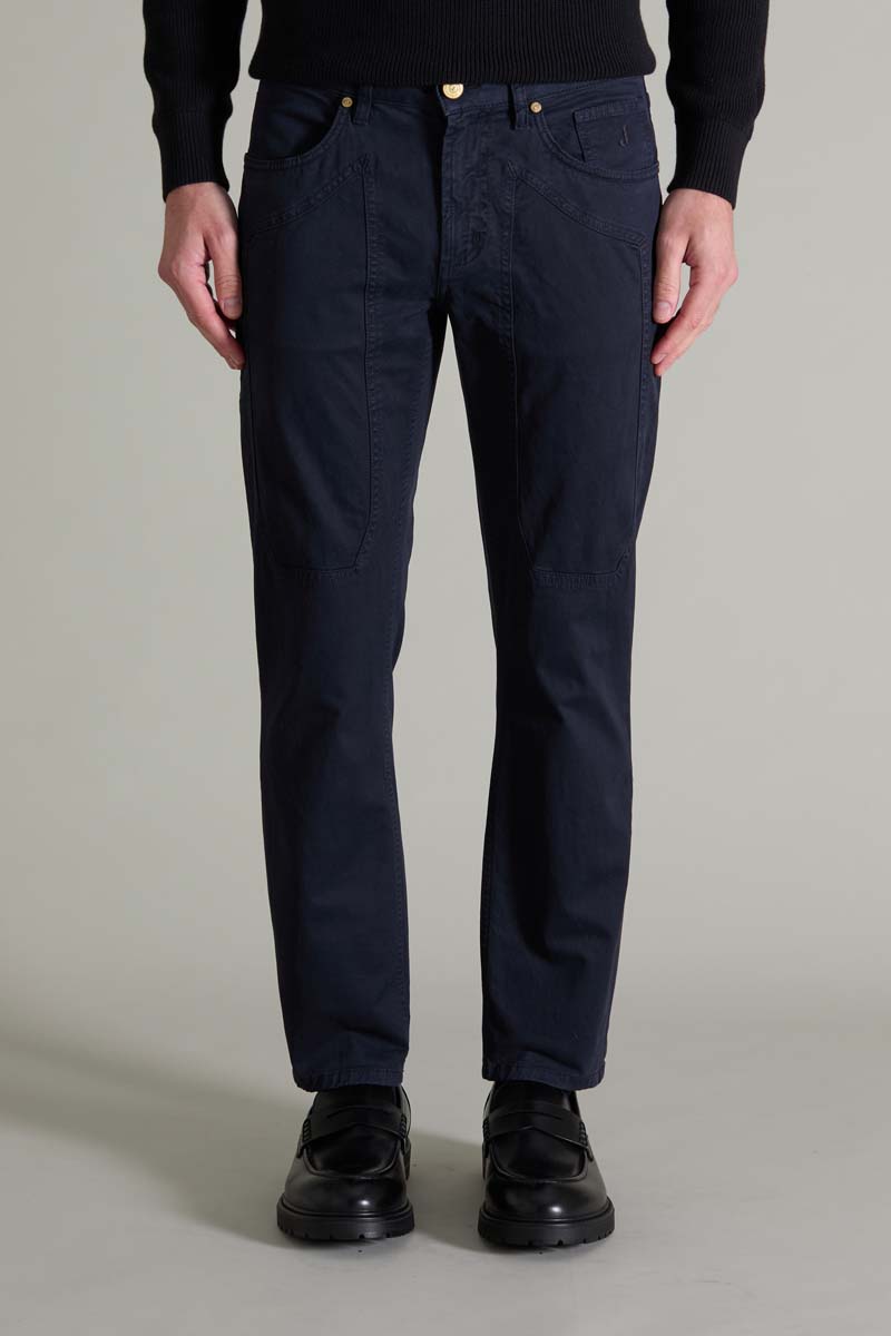 Pantalone JAMES – Cotone Skinny Fit - immagine 2