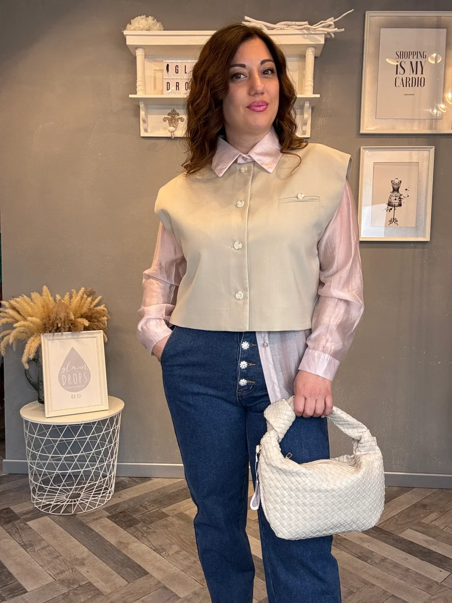 Gilet minimal chic - immagine 2