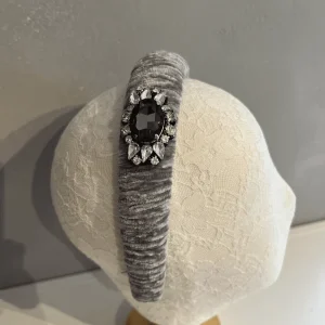 Cerchietto ciniglia pietra