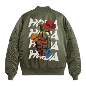 Bomber Militare Horda Brand Bomb Boxy Fit