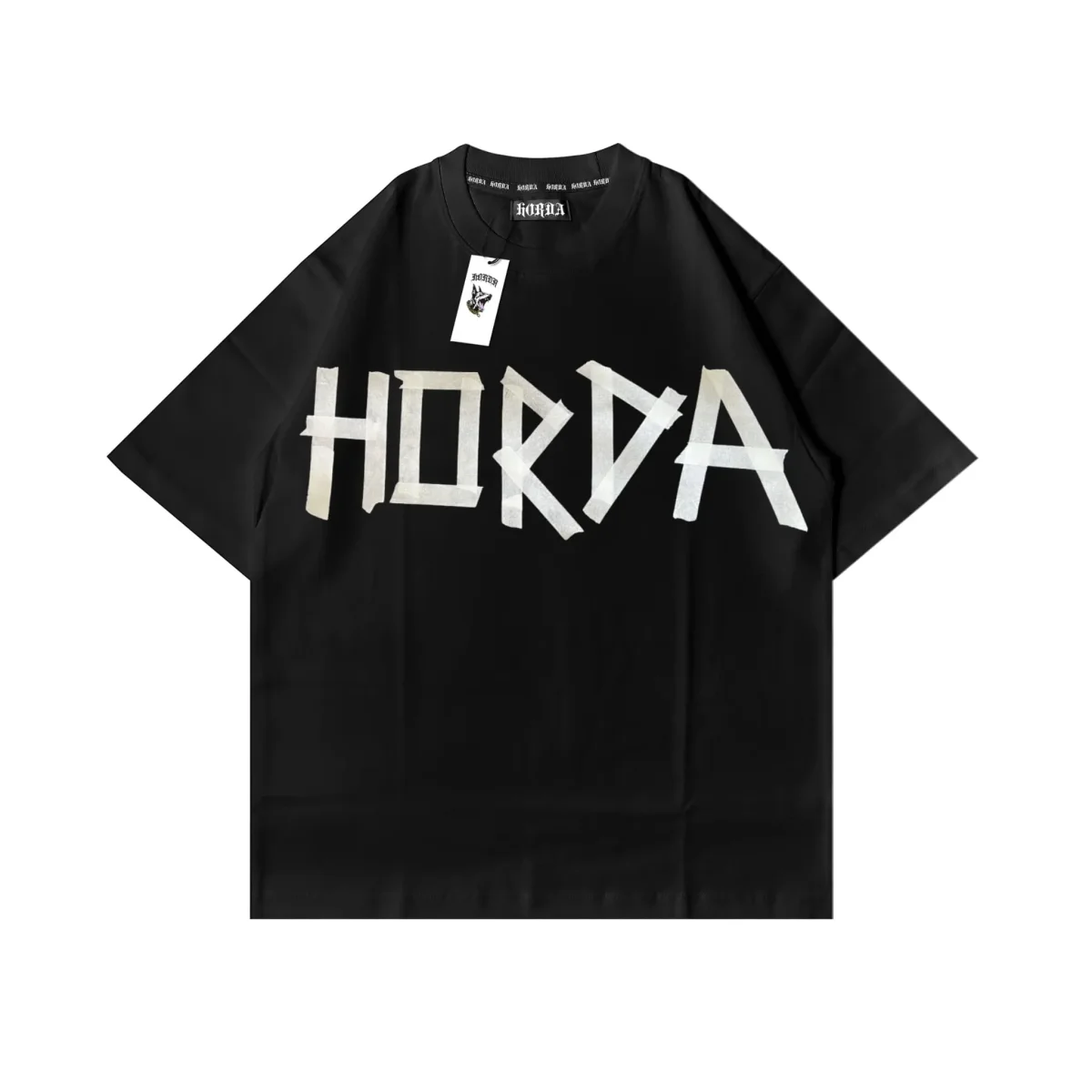 T-shirt Boxy Fit Taped 100% Cotone Made in Italy - immagine 2