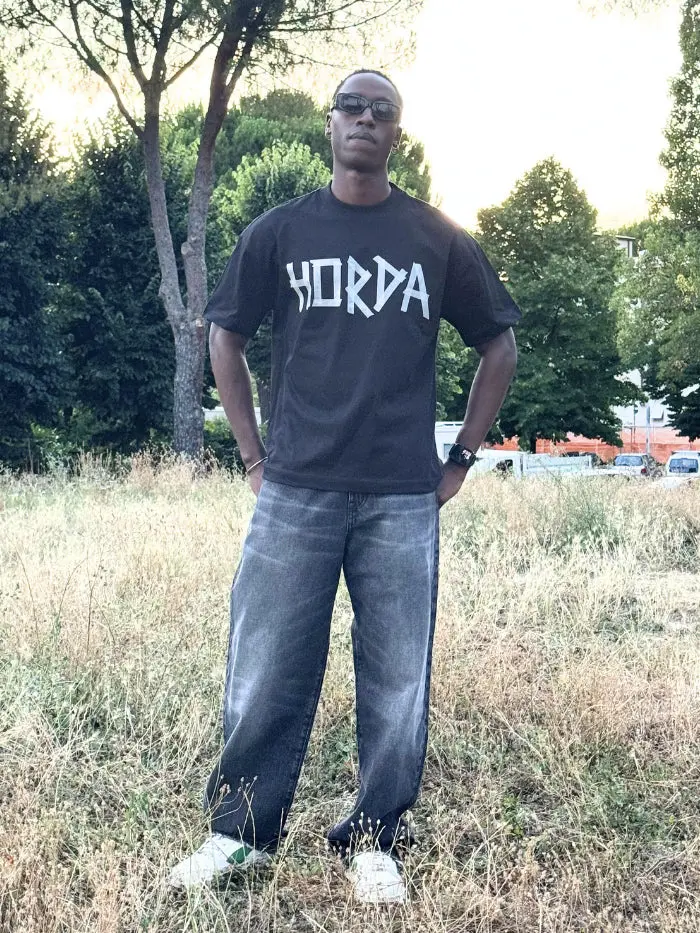 T-shirt Boxy Fit Taped 100% Cotone Made in Italy - immagine 4