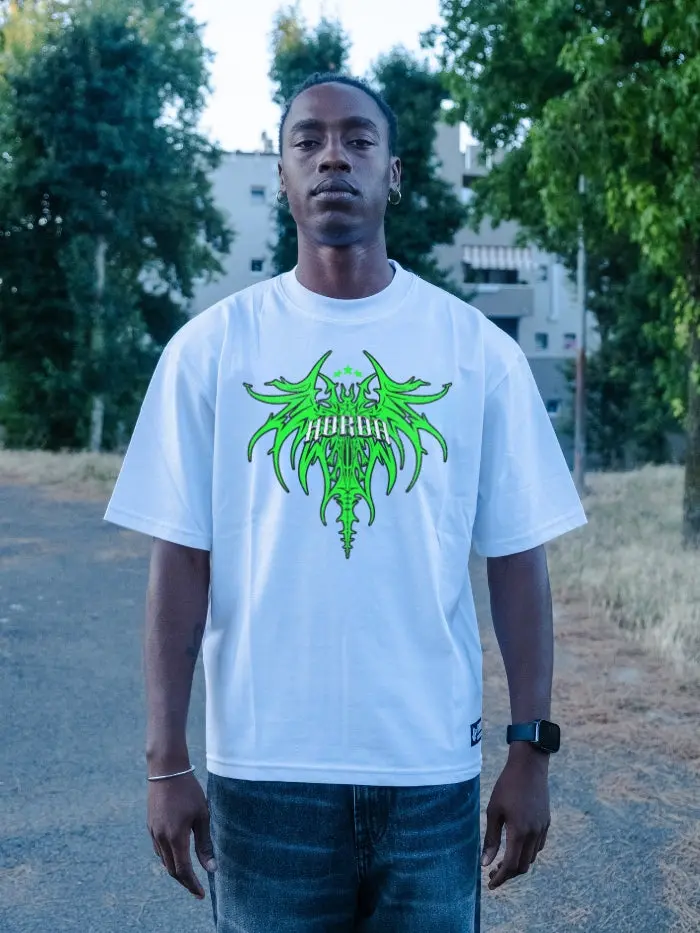 Boxy fit shirt 100% Cotone Acid Dragonfly - immagine 5