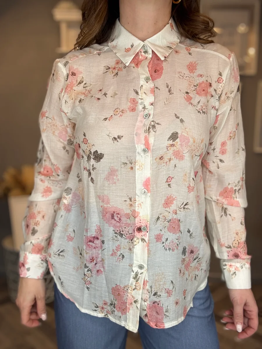 Camicia Bloom rosa - immagine 3