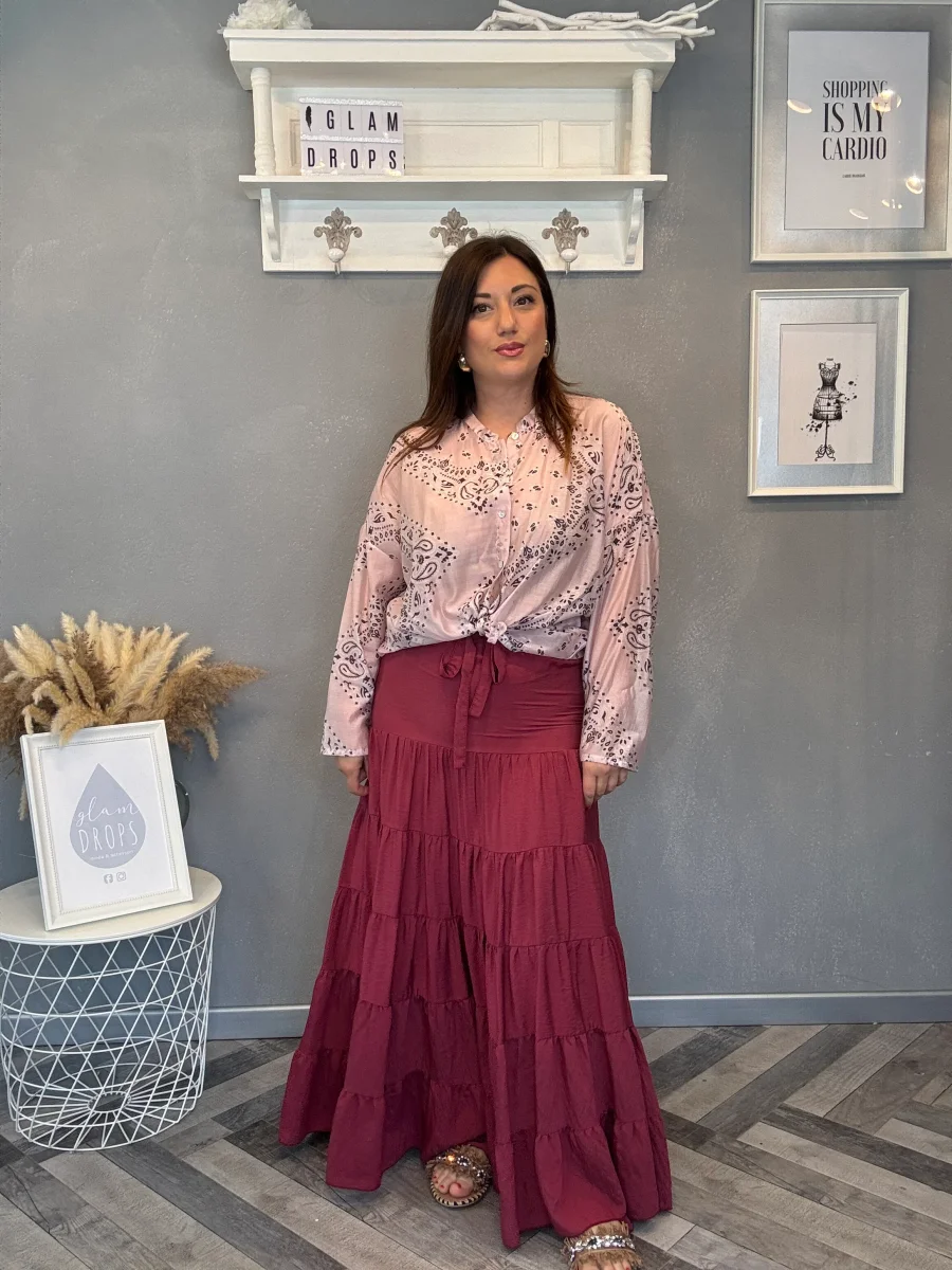 Gonna Dolce Vento bordeaux - immagine 9