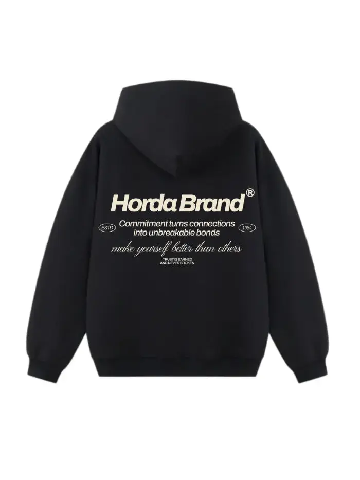 Felpa 380g con Fit Oversize – Streetwear Premium HORDA - immagine 2