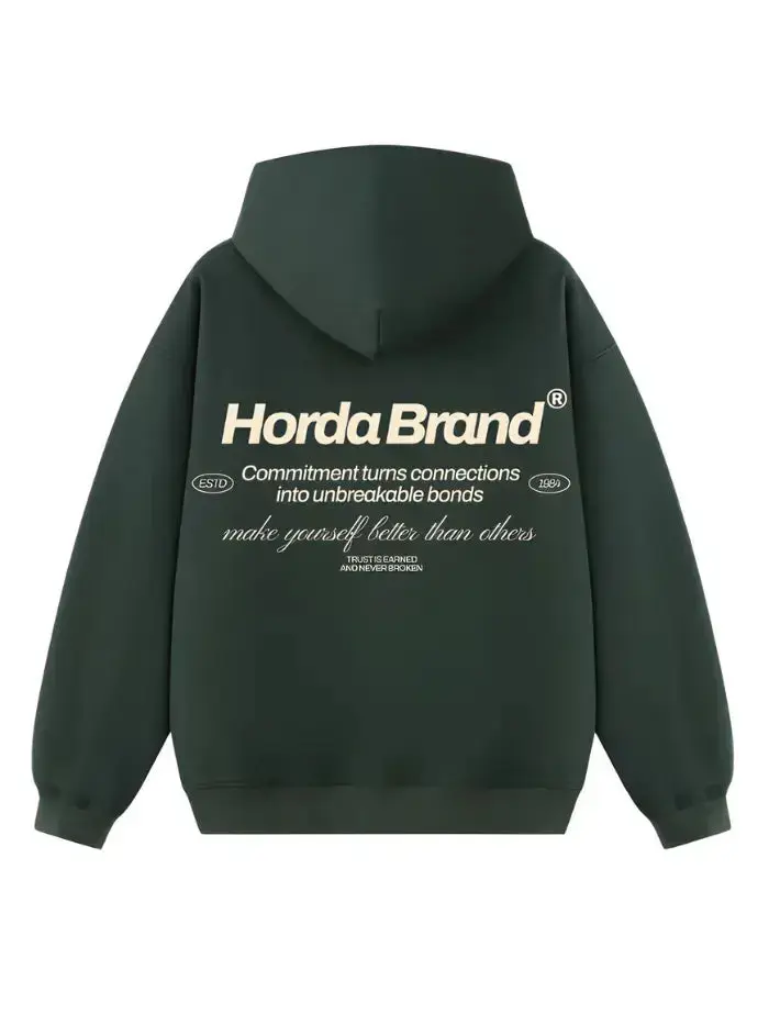 Felpa 380g con Fit Oversize – Streetwear Premium HORDA - immagine 3