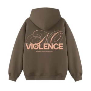 Felpa Boxy Fit 380g Cotone Premium – No Violence Streetwear Made in Italy