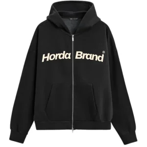 Felpa con Zip 400g Heavyweight Horda – Boxy Fit Unisex