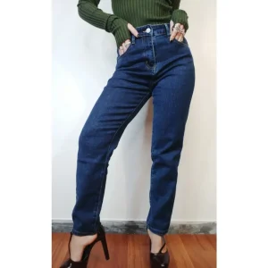 Jeans cigarettes scuro vintage style!