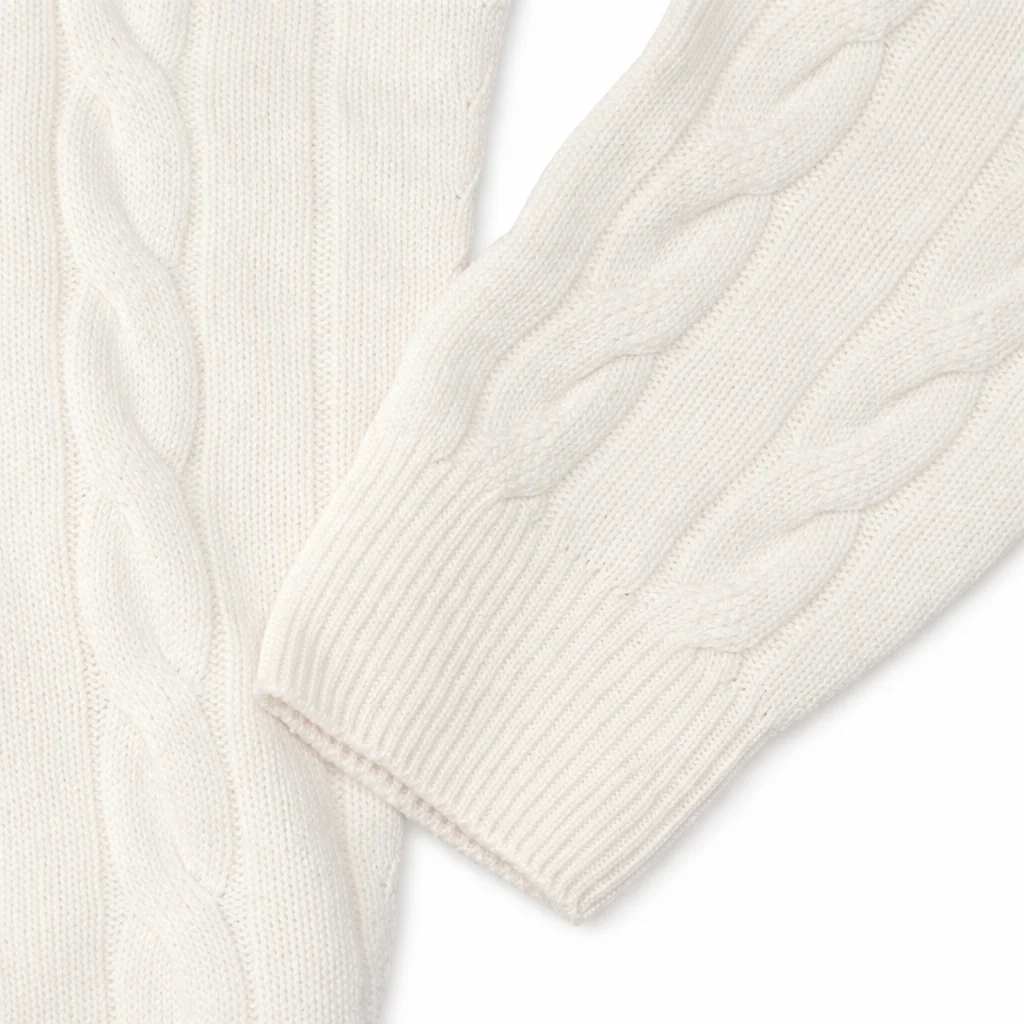 POLO A TRECCE PANNA - immagine 5