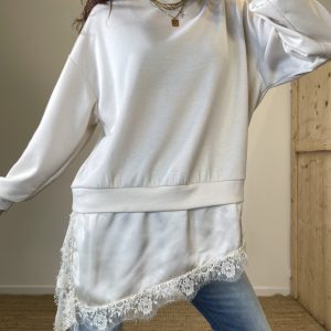 Felpa Lingerie cream