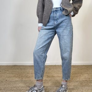 Jeans Mom fit Tea Wash