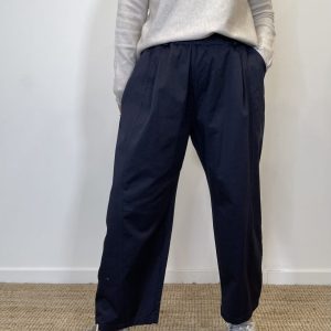 Pantalone cotton baloon blu